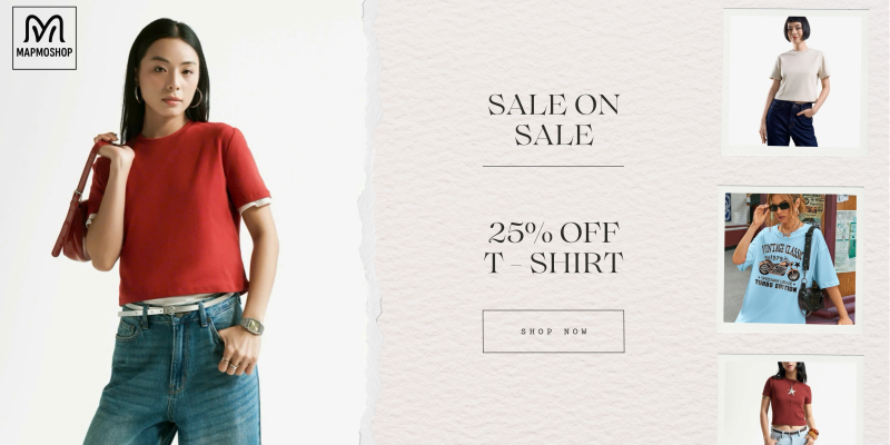 Chương trình SALE Áo thun nữ tại MAPMOSHOP