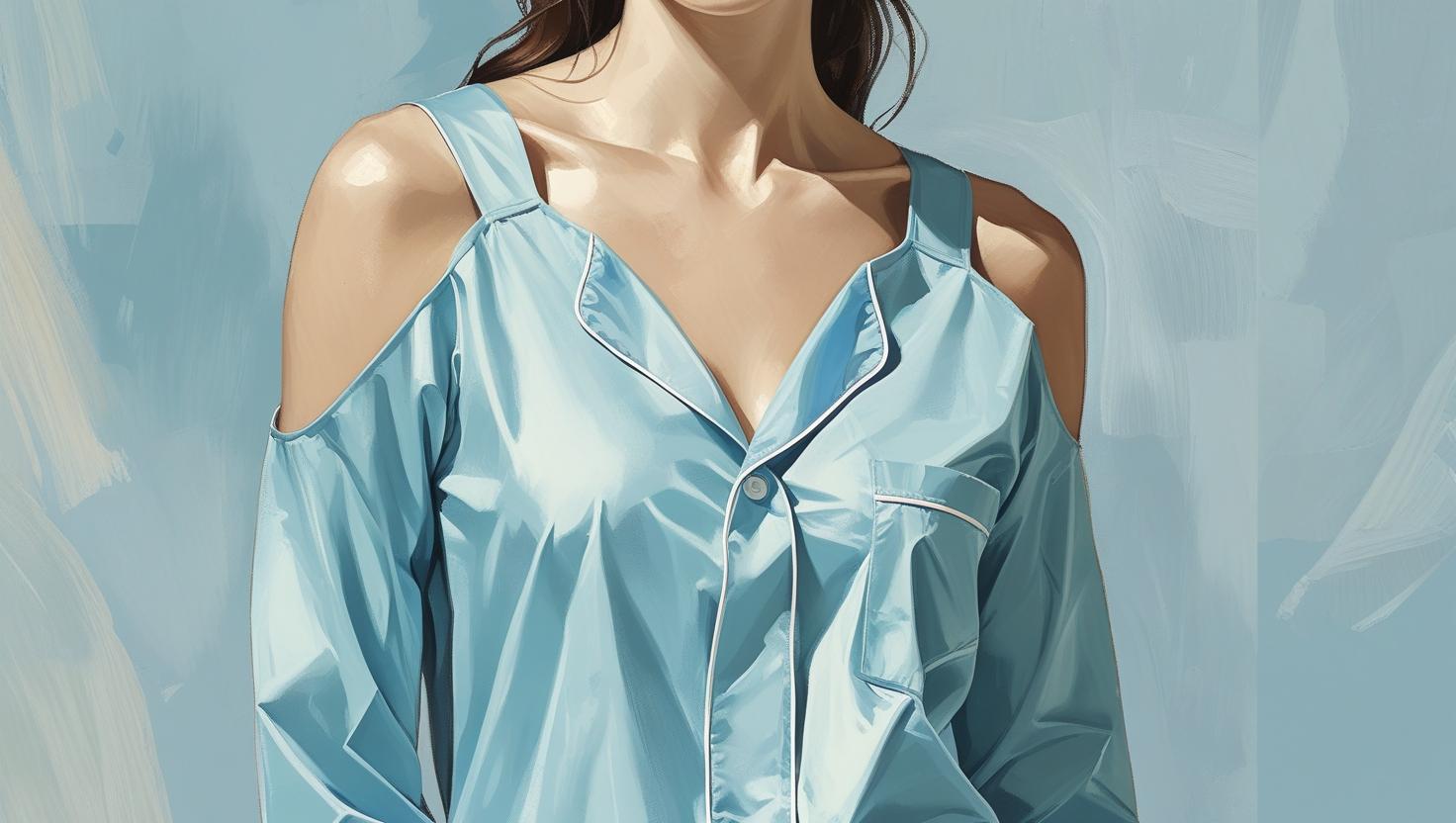 Bộ đồ ngủ quyến rũ phong cách cutout