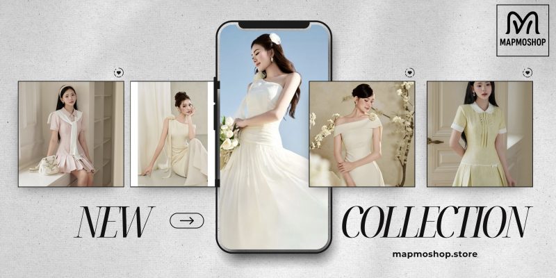  Mapmoshop- một trong các thương hiêụ đầm thiết kế đẹp