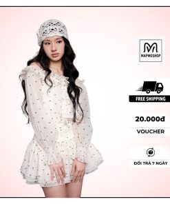 Váy/ đầm thiết kế Polka Dots Mapmoshop