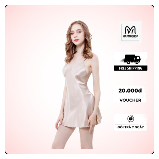 Đầm ngủ lụa cao cấp - Image 2
