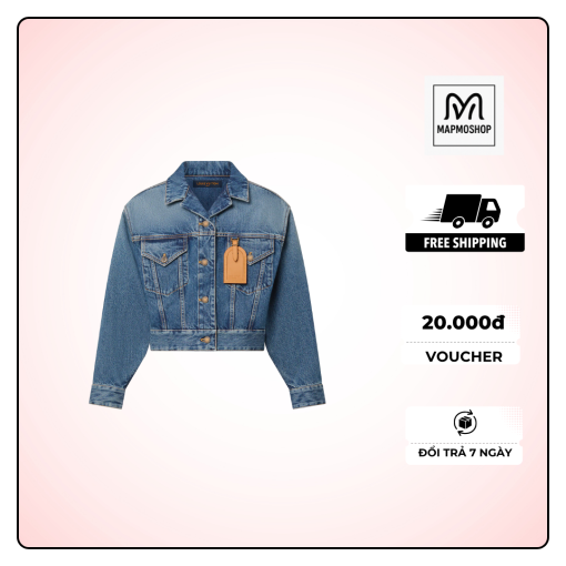 Áo khoác jean nữ Mapmoshop– Item thời trang không thể thiếu trong tủ đồ - Image 2