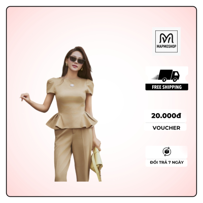 Quần Baggy Màu Nâu Be