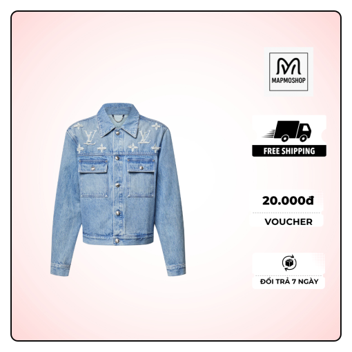 Áo khoác jean nữ Mapmoshop– Item thời trang không thể thiếu trong tủ đồ - Image 4