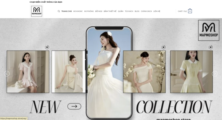 Mapmoshop - shop váy thiết kế đẹp tại Hà Nội
